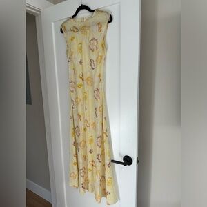 Doen Yellow Silk Dress